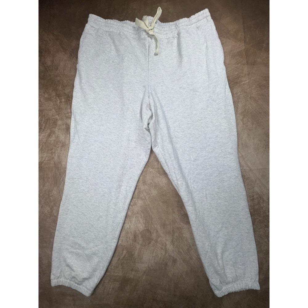 Madewell Fleece Sweatpants Womens 2XL Miles Grey Joggers Casual Lounge Pants NWT